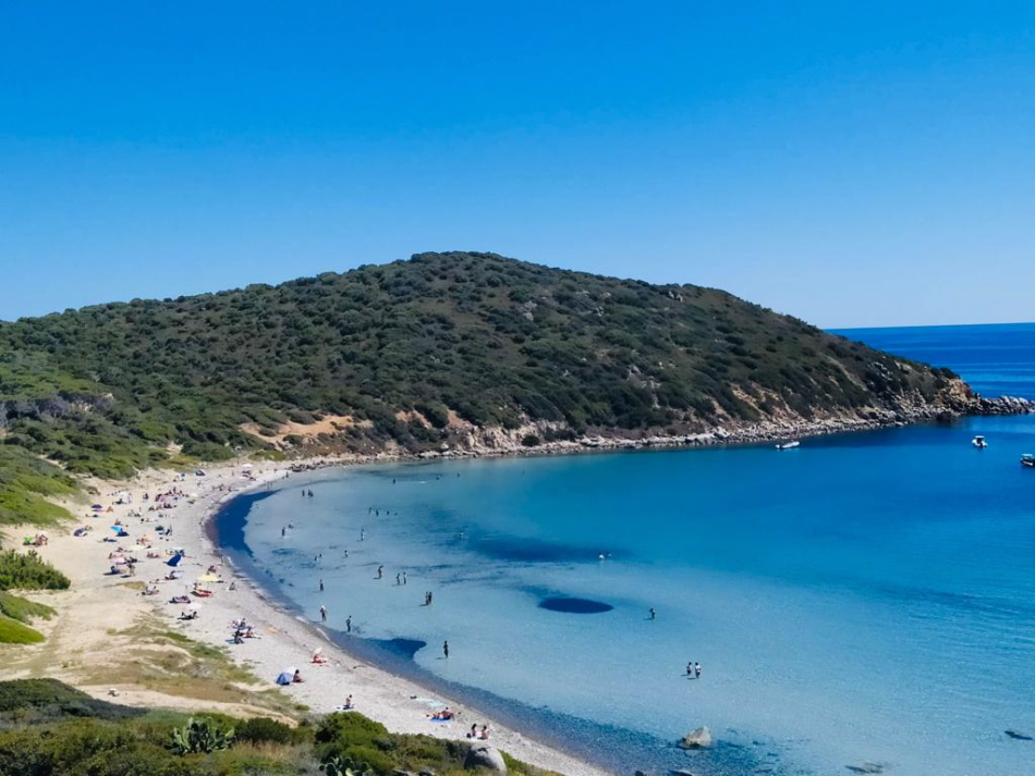 La meravigliosa spiaggia di Mari Pintau